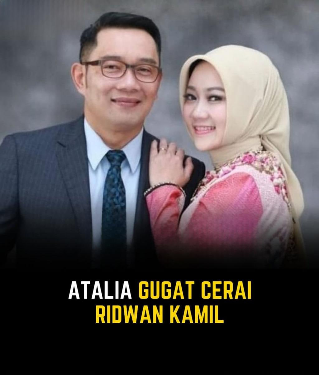 Atalia Gugat Cerai Ridwan Kamil Sidang Perdana 17 Desember