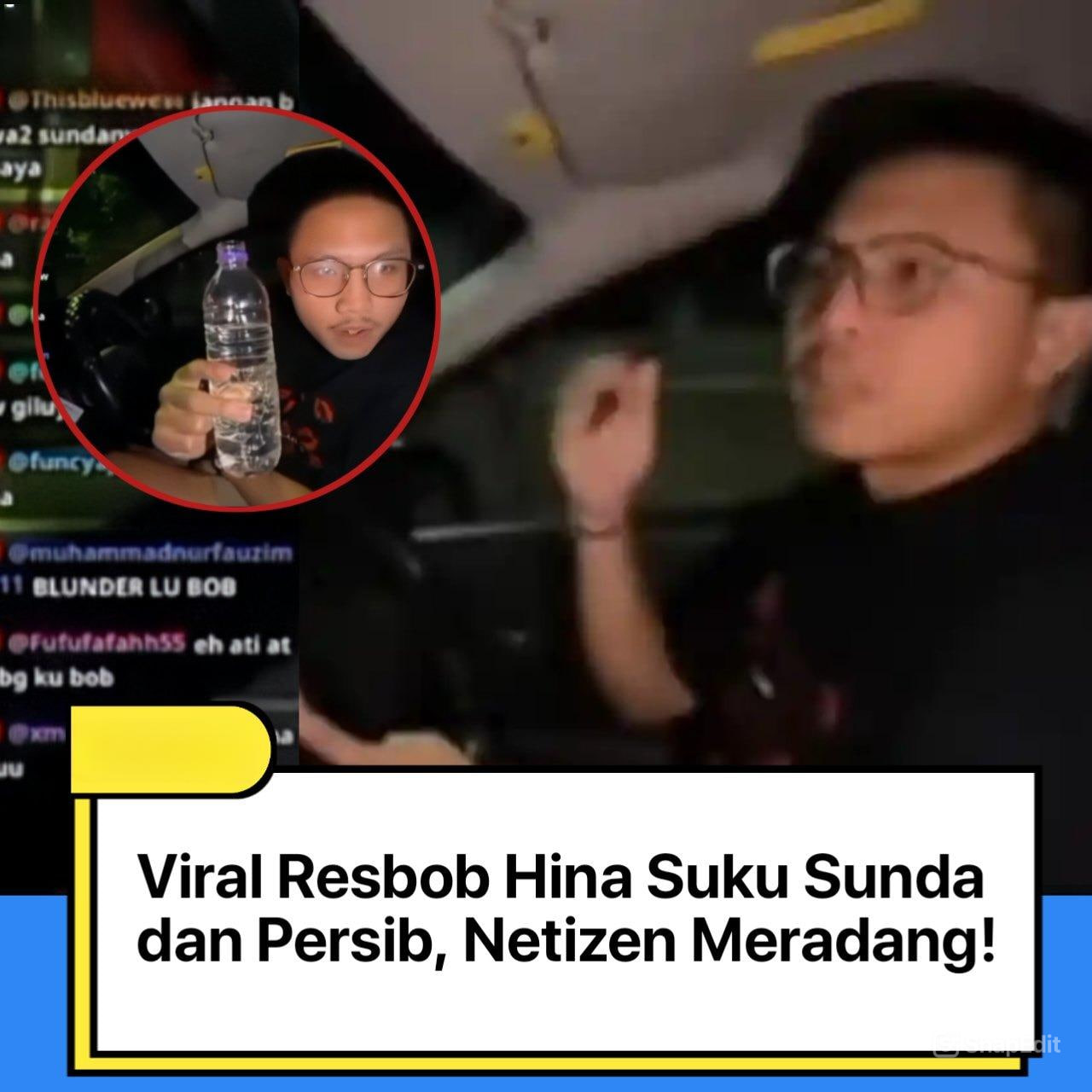 Resbob viral Ujaran yang Menghina Sunda dan Viking Picu Publik