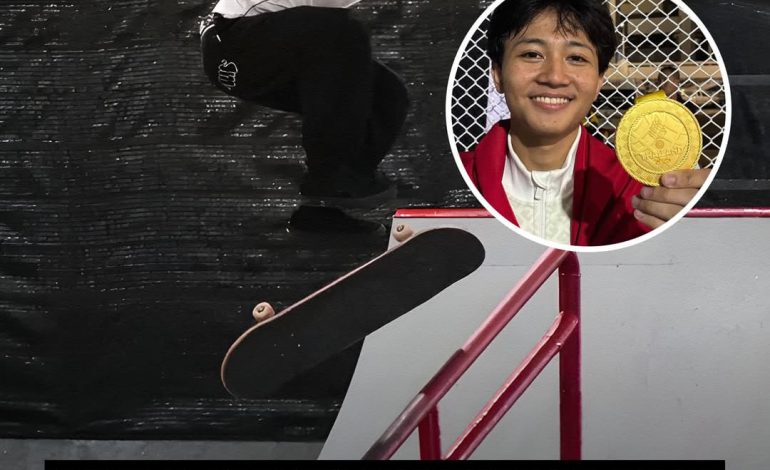 Basral, Atlet Skateboard Mengharumkan  dengan Medali Emas