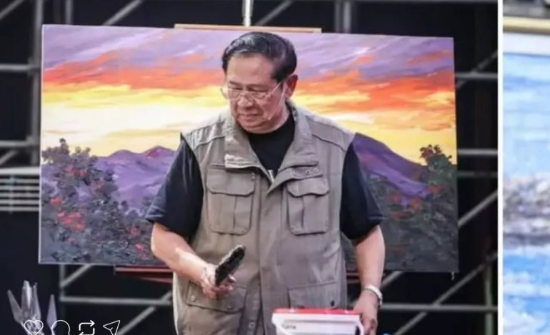 SBY Lelang Lukisan Karya Pribadi untuk Donasi Banjir Sumatra