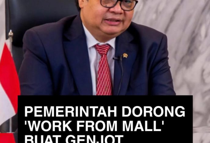 Pemerintah Dorong “Work From Mall” Produktivitas dan Ekonomi