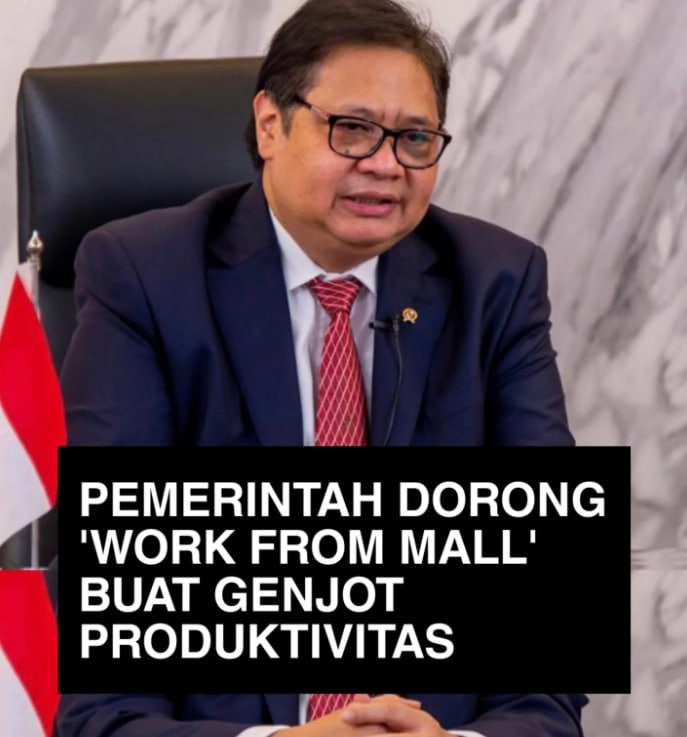 Pemerintah Dorong “Work From Mall” Produktivitas dan Ekonomi