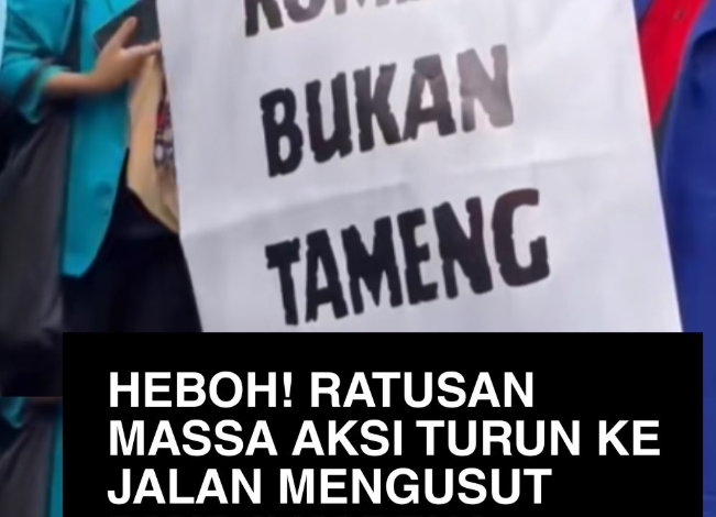 Ratusan Massa Turun ke Jalan, Desak Materi Stand Up Pandji