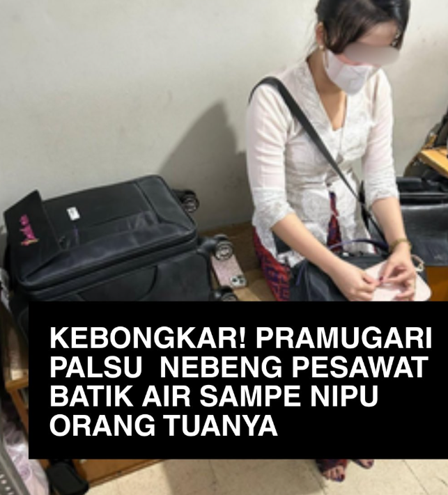 Kebongkar! Pramugari Palsu Nekat Nebeng Pesawat Batik Air