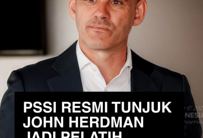 PSSI Tunjuk John Herdman sebagai Pelatih Timnas Indonesia