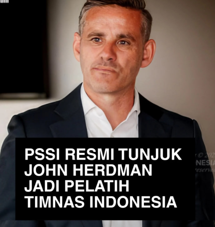 PSSI Tunjuk John Herdman sebagai Pelatih Timnas Indonesia